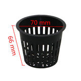 PP Plastic Hydroponic Mesh Pot Garden Soilless cultivation equipment Balcony Planting Nursery Net Cup Basket 1 Pcs