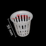 PP Plastic Hydroponic Mesh Pot Garden Soilless cultivation equipment Balcony Planting Nursery Net Cup Basket 1 Pcs