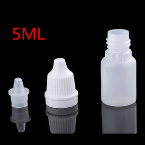 5ml/15ml/20ml/30ml/50ml/100ml Eye Drop Bottle Liquid Plastic Drip Bottles Travel Lotion Jar Squeezable Eye Dropper Container