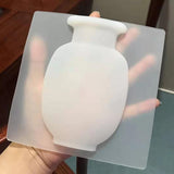 Silicone Sticky Wall Magic Plant Vases Container Decorations Leaves Body Accessories Outdoor Handmade Pots Soft Bottle Flowers