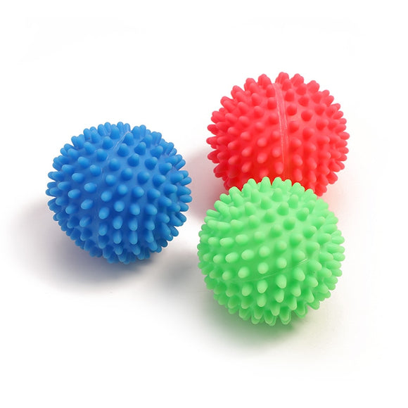 PVC Dryer Balls Reusable Clean Tools Laundry Washing Drying Fabric Softener Ball Dry Laundry Products Accessories Washing Ball