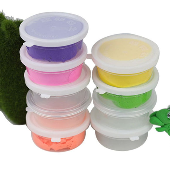 Slime Storage Container Foam Ball Storage Box Case Jars Pots With Lids For Plasticine Soft Clay