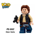 Star Wars Chewbacca Bricks starwars Luke Leia Han Solo Anakin Darth Vader Yoda Jar Jar Building Blocks figures Toys