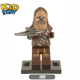 Star Wars Chewbacca Bricks starwars Luke Leia Han Solo Anakin Darth Vader Yoda Jar Jar Building Blocks figures Toys