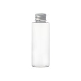 New 100ml Plastic Travel Empty Jars Perfume Bottle Liquid Container Aluminum Cap Silver/Gold