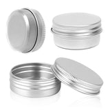 Durable Round Aluminium Empty Cosmetic Pot Jar Tin Container Screw Lid Craft Lot Box For Cosmetic Cream Makeup Cream Cans