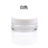 PS material 2g/3g/5g square cream jar,round shape eye cream bottle empty cosmetic containers