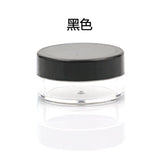 PS material 2g/3g/5g square cream jar,round shape eye cream bottle empty cosmetic containers