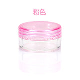 PS material 2g/3g/5g square cream jar,round shape eye cream bottle empty cosmetic containers