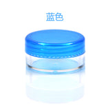 PS material 2g/3g/5g square cream jar,round shape eye cream bottle empty cosmetic containers