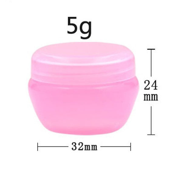 Mushroom Refillable Bottles Plastic Empty Makeup Jar Pot Travel Face Cream/Lotion/Cosmetic Container