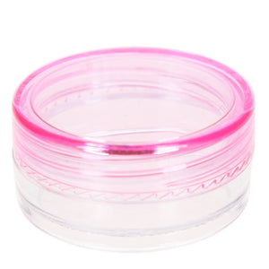 2Pcs New Portable Mini Refillable Durable Cosmetic Empty Jar Pot Eyeshadow Makeup Face Cream Container Box Case