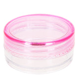 2Pcs New Portable Mini Refillable Durable Cosmetic Empty Jar Pot Eyeshadow Makeup Face Cream Container Box Case