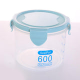 Round transparent sealed can Glass Jar Sealed Cans Kitchen Food Storage Bottle