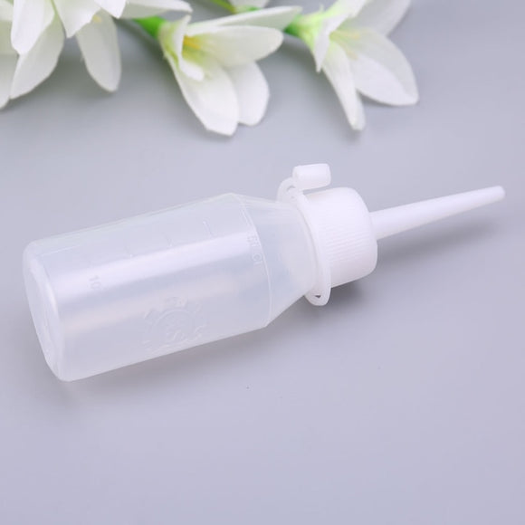 50ml Industrial Glue Gel Oil Applicator Squeeze Bottle Clear White Jet Dispenser D08F