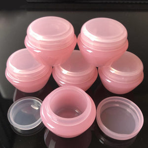 10g 20g 30g 50g Cosmetics Jar Box Makeup Cream Cosmetic Bead Storage Pot Container Round Bottle Portable Plastic Case