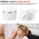 20/50/100/250g 1 Box Refillable Bottles Travel Face Cream Lotion Cosmetic Container Plastic Empty Makeup Jar Pot