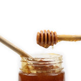 Practical Long Handle Honey Stir Bar Mixing Handle Jar Spoon Wood Dipper Honey Stick Supplies Honey Kitchen Tools 1PC NEW