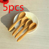 One Or 5pcs Wooden Stirrers Honey Dipper Wood Honey Spoon Stick For Honey Jar Stick Collect And Dispense Honey Tools