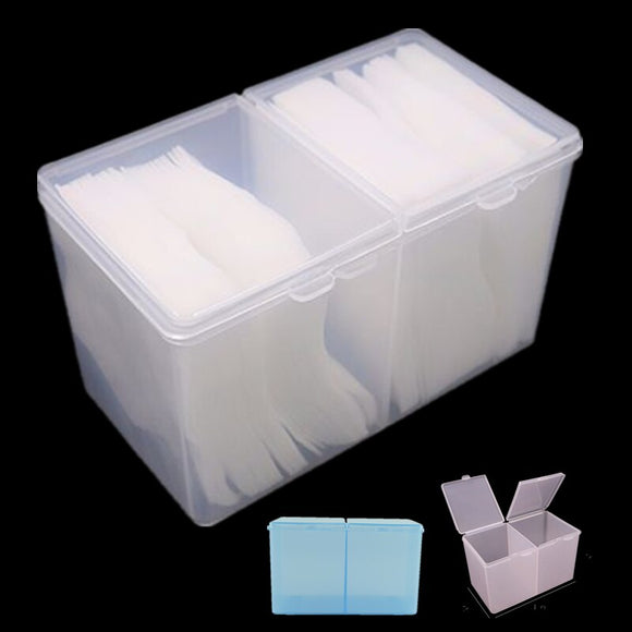 Makeup Cotton Pad /Swabs Storage Holder Double Layers Box Transparent Case Cosmetic Container Jewelry Organizer and Candy Jars