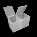 Makeup Cotton Pad /Swabs Storage Holder Double Layers Box Transparent Case Cosmetic Container Jewelry Organizer and Candy Jars