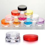 New 1pc 3/5g Colorful Plastic Cosmetic Empty Jar Pot Skin Care Travel Eyeshadow Makeup Face Cream Container Bottle Capacity