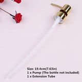 1PCS Soap Pump Liquid Lotion Dispenser Replacement Jar Tube for Makeup Bathroom Travel Lotion Bottling Pump Bottles