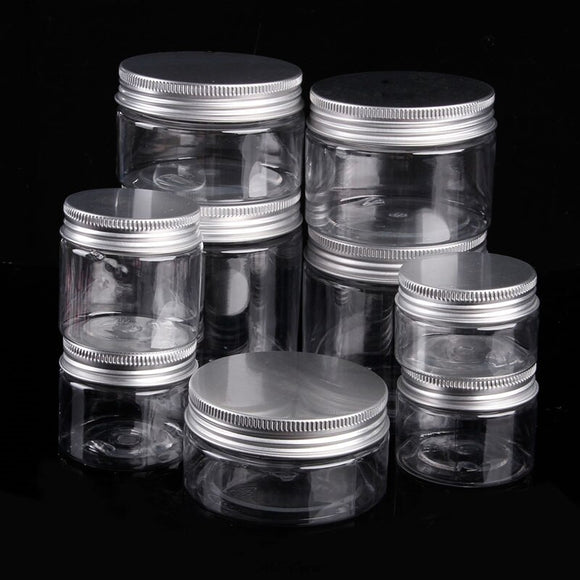 30-250ML Aluminum Cap Cosmetic Tin Pot Lip Balm Jar Containers Oil Wax Empty