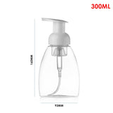 250/300/400 ml Soap Foam Bottle Jar PET Travel Clear Squeezed Dispenser Foaming Pump Travel Refillable Bottle Empty Container