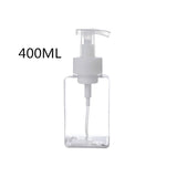 250/300/400 ml Soap Foam Bottle Jar PET Travel Clear Squeezed Dispenser Foaming Pump Travel Refillable Bottle Empty Container