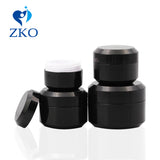 Hot Sale High Quality 5g/10g/15g/30g mini Double pp cosmetic jar free shipping empty cosmetic containers