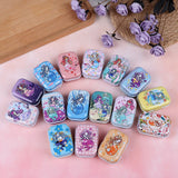 Colorful Mini Tin Box Sealed Jar Packing Boxes Jewelry Candy Box Small Storage Boxes Cans Coin Earrings, Headphones Cactus