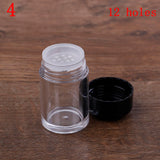 Empty Refillable Cosmetic Jar Pot Loose Face Powder Sifter Case Powder Box Empty Cosmetic Container Travel 4 Styles