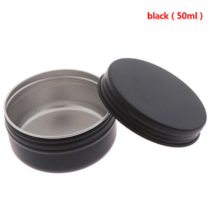 Mini Tin Refillable Bottle Box Sealed Jar Packing Boxes Jewelry Candy Box Cans Coin Earrings Gift Box Small Storage Boxes 50ml