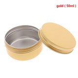 Mini Tin Refillable Bottle Box Sealed Jar Packing Boxes Jewelry Candy Box Cans Coin Earrings Gift Box Small Storage Boxes 50ml