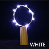 2M 20 LED Wine Jar Bottle Lights Cork Battery Powered New Year Christmas Decorations for Home Christmas Tree Decorations Navidad