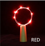 2M 20 LED Wine Jar Bottle Lights Cork Battery Powered New Year Christmas Decorations for Home Christmas Tree Decorations Navidad