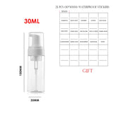 30/60/100/300ml Liquid Soap Foam Refillable Bottles Foaming Bottle Jar PET Travel Clear Squeezed Hand Sanitizer Dispenser Bottle