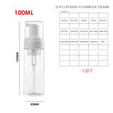 30/60/100/300ml Liquid Soap Foam Refillable Bottles Foaming Bottle Jar PET Travel Clear Squeezed Hand Sanitizer Dispenser Bottle