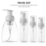 30/60/100/150/300ml Clear Empty Cosmetic Refillable Pump Bottle Soap Foaming Dispenser Cream Lotion Liquid Bottle With Stickers