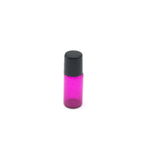 1pcs Empty Perfume Sample 1ml 2ml 3ml 5ml 10ml Roll Glass Bottle Essential Oil Rose-red Roll-On Bottle