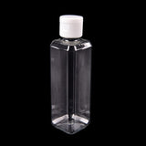 Hot 1/2pcs 100ml Clear Flip Empty Bottles Cap Refillable Bottle Transparent Makeup Liquid Cosmetic Jar Small Simple Container