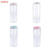 Kitchen Transparent Food Storage Container With Lids Durable Seal Pot Cereal Grain Bean Rice Sealed Plastic Milk Powder Jar