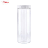 Kitchen Transparent Food Storage Container With Lids Sealing Pot Cereal Grain Bean Rice Sealed Plastic Milk Powder Jar