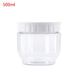 Kitchen Transparent Food Storage Container With Lids Sealing Pot Cereal Grain Bean Rice Sealed Plastic Milk Powder Jar