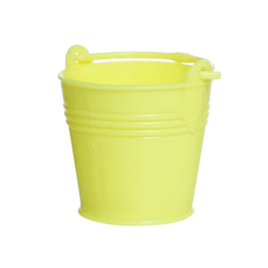 Small Plastic Bucket Tinplate Mini Keg Bathroom Kitchen Household Water Outdoor Garden Watering Flower Container Gadget