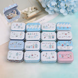 7style Colorful Mini Tin Pill Case Box Metal Packing Tin Jar Boxes Small Medicine Case Cans Coin Headphones Nail Travel Pill Box