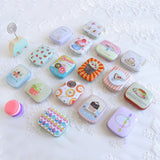 7style Colorful Mini Tin Pill Case Box Metal Packing Tin Jar Boxes Small Medicine Case Cans Coin Headphones Nail Travel Pill Box