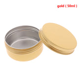 50ml Candy Box Small Storage Boxes Cans Coin Earrings Gift Box, Mini Tin Refillable Bottle Box Sealed Jar Packing Boxes Jewelry