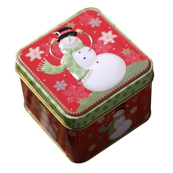 Christmas New Products Christmas Party Box Candy Jar Storage Gift Box Tinplate Decorations Tin Box